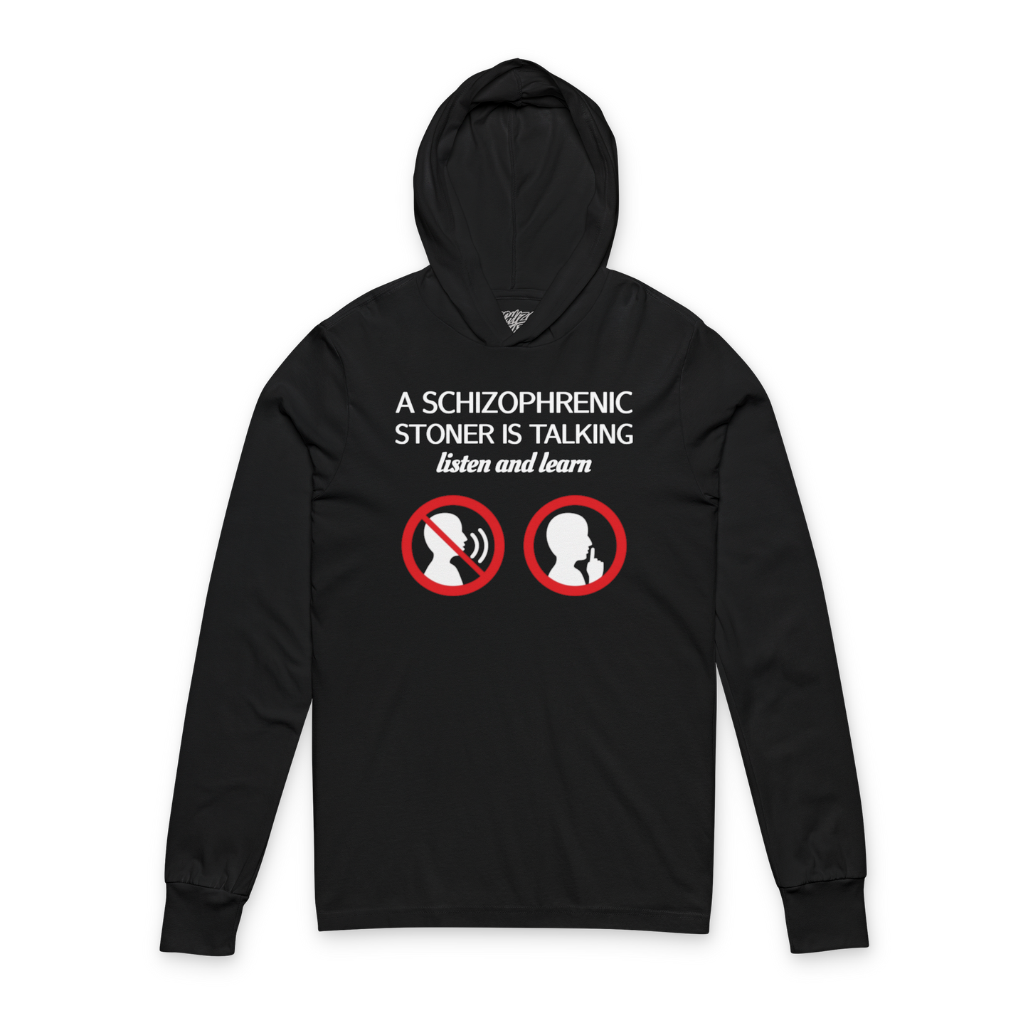 Schizo Stoner - Hooded Long Sleeve