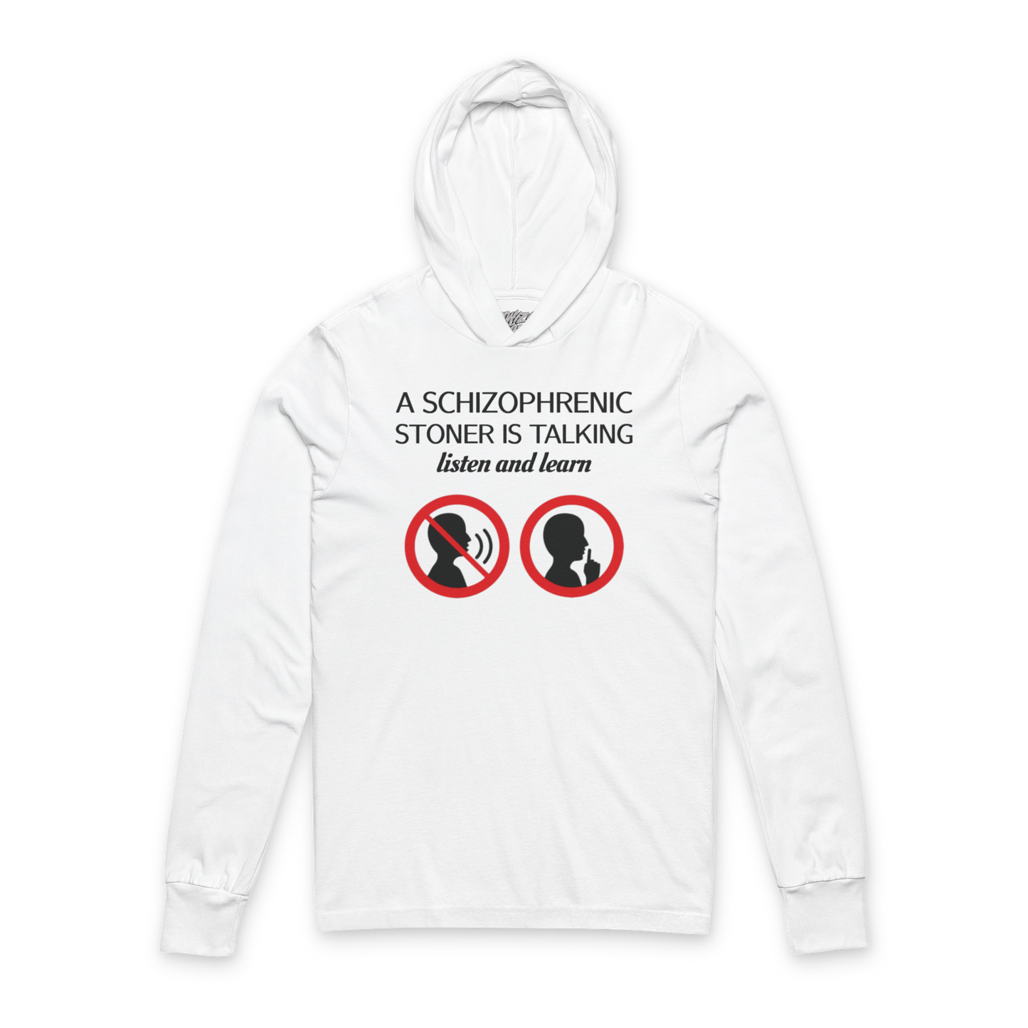 Schizo Stoner - Hooded Long Sleeve