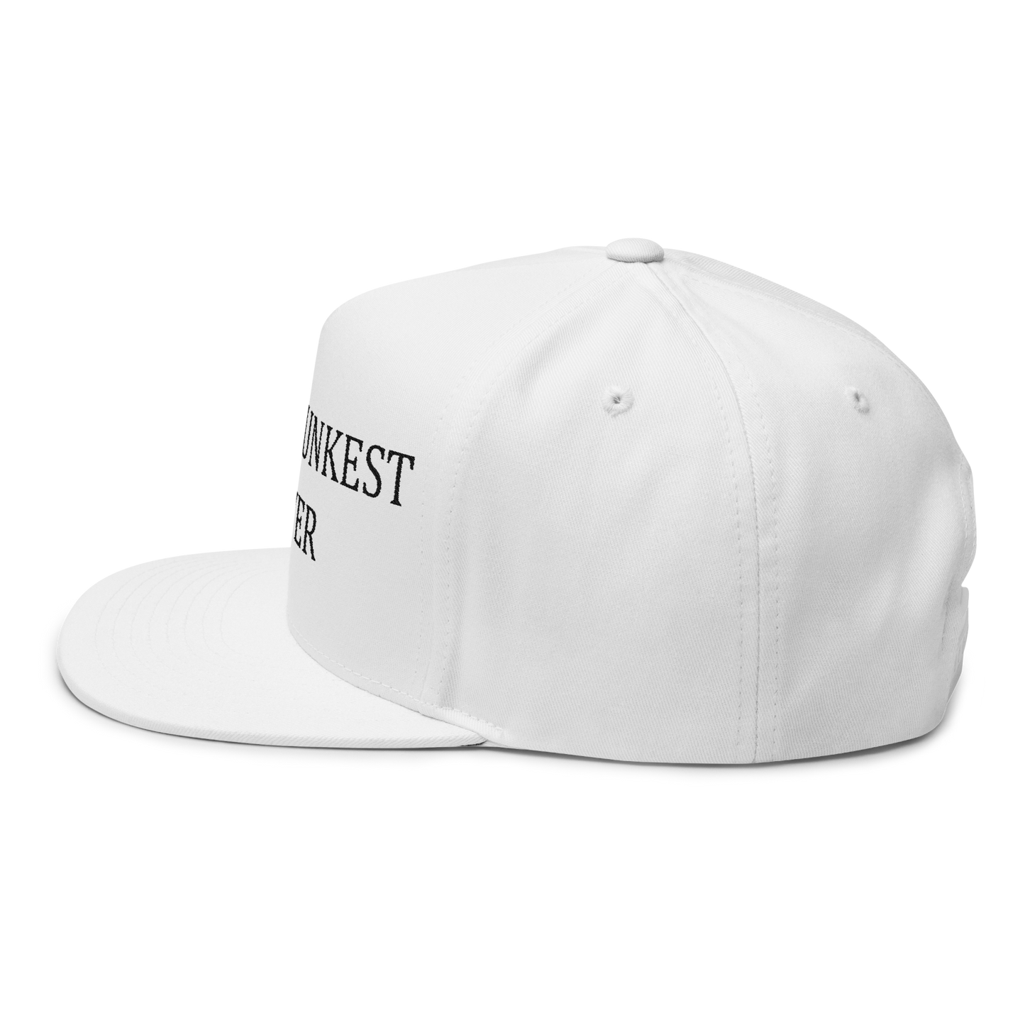 God's Drunkest Driver Embroidered Hat - White